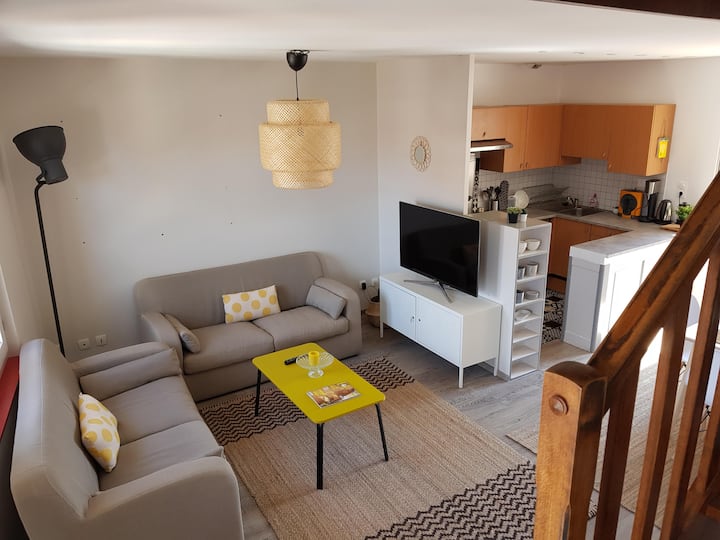 Grand Duplex 3ch 80m2• Cœur De Thonon, Lac à Pied - Meer van Genève