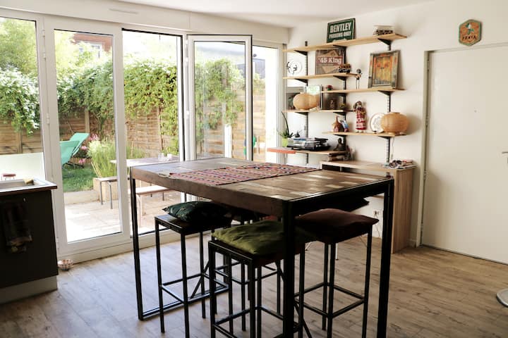 Bel Appartement Avec Jardin Paris Villette-pantin - Aubervilliers