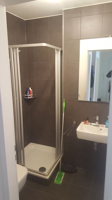 Your private bathroom.