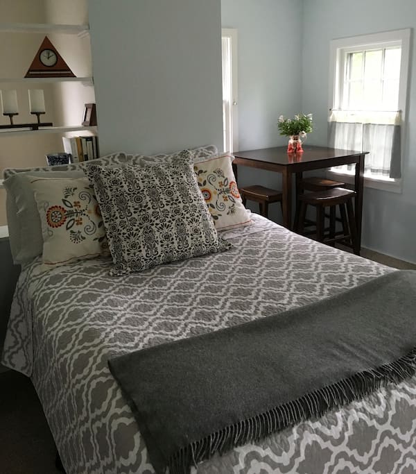 Comfortable double bed.