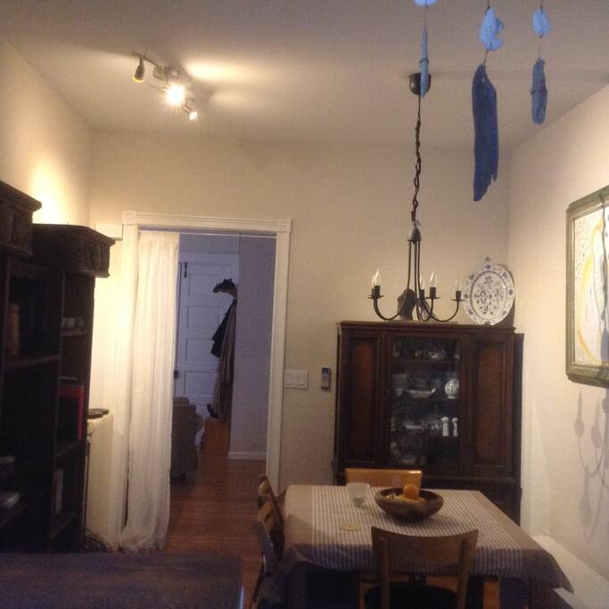 dining room looking into living room