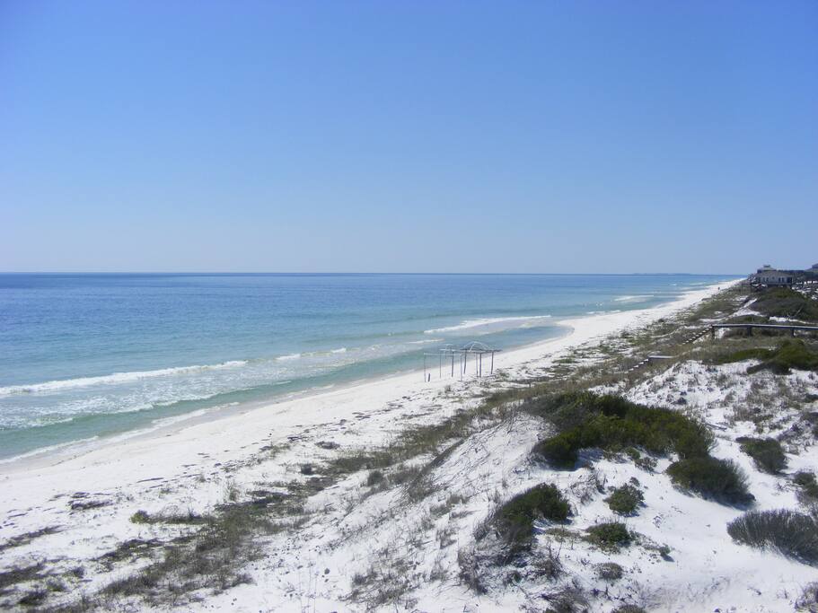 West view from side deck