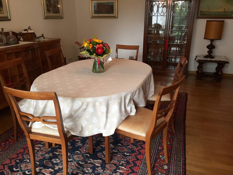 La sala da pranzo