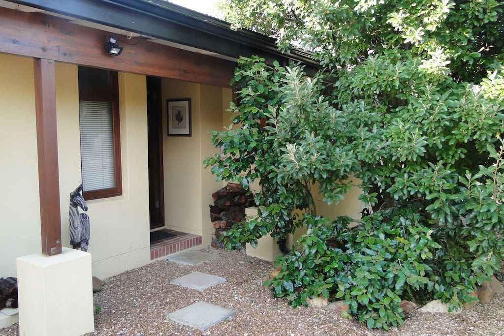 The private entrance to the Boat House