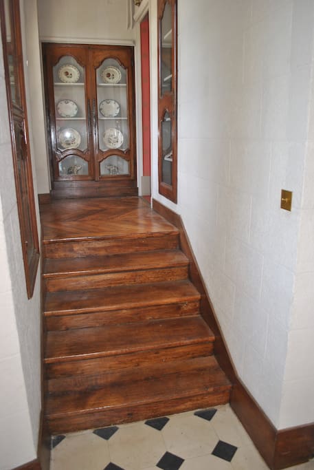 escalier d'accès