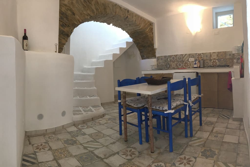living room - kitchensala da pranzo - cucina