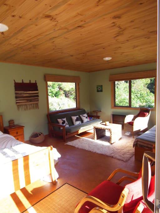 ... make yourself comfortable in warm and light surroundings