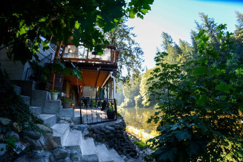 Deck and river access