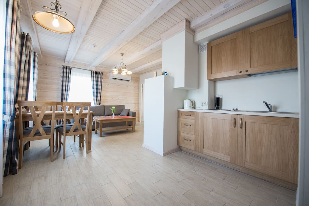 The kitchenette