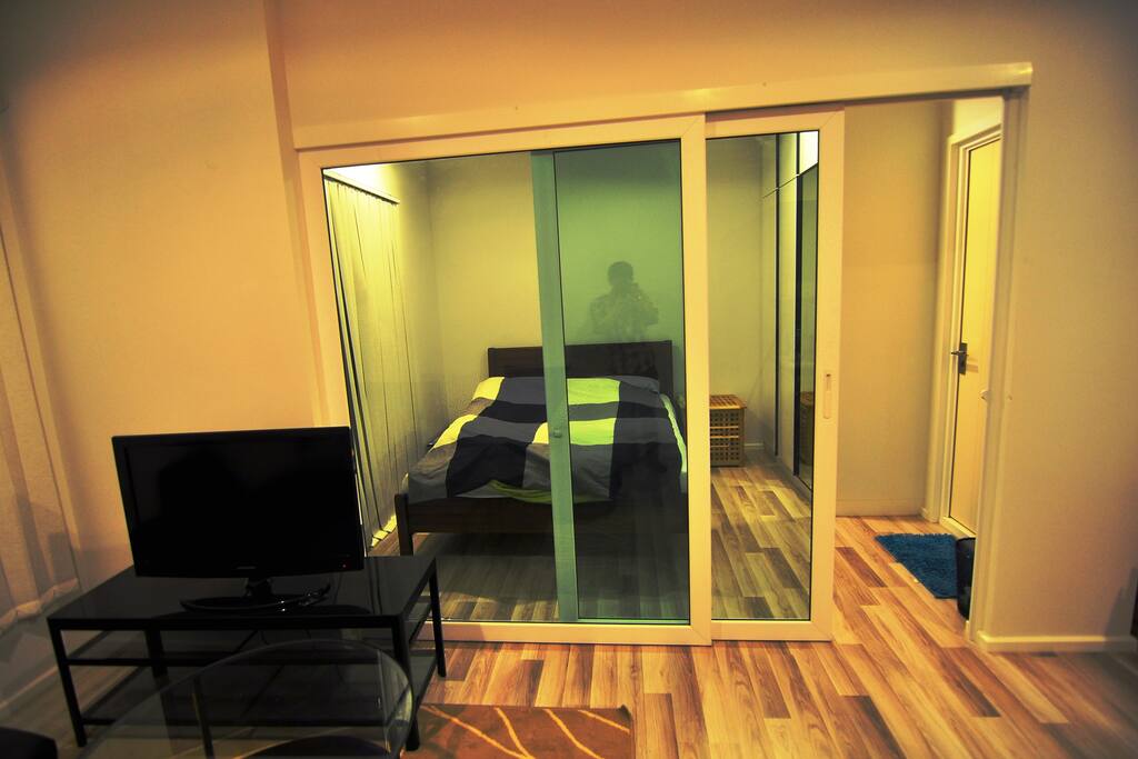 Living room and bed room zone