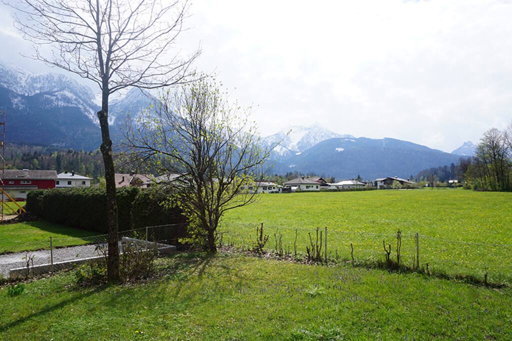 Blick von der vorderen Terrasse