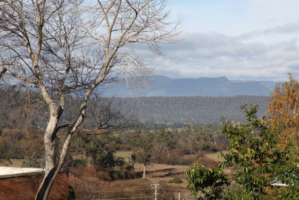 View of Great Western Tiers from Queen Bedroom 1