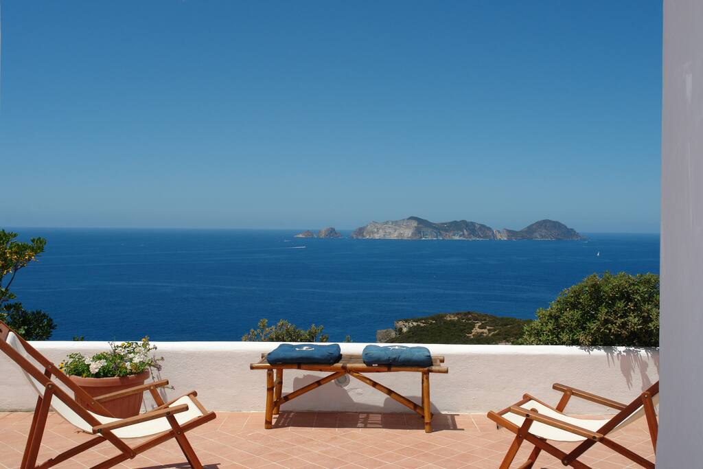 Terrazzo vista Palmarola