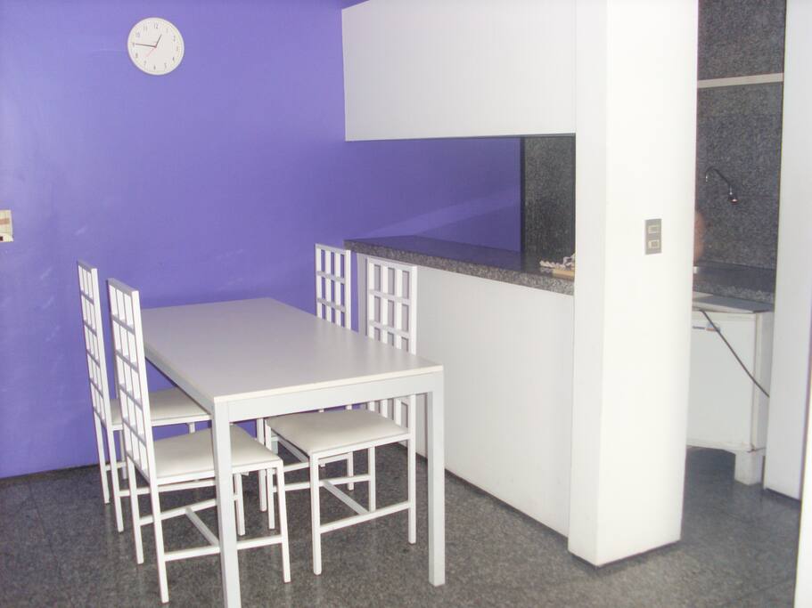 Sala de jantar e Cozinha