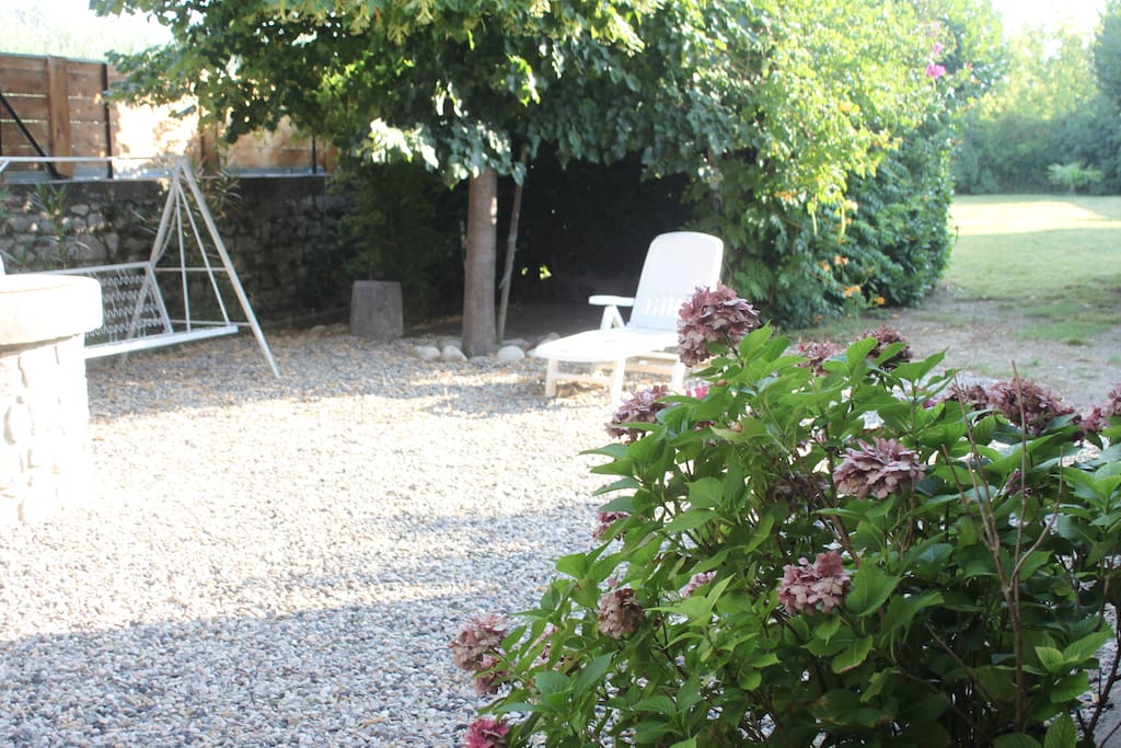 Un jardin d'agrément privatif