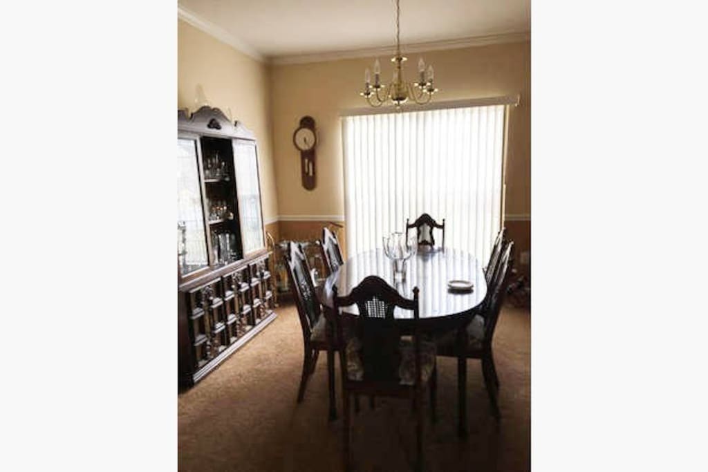Enjoy the dining room