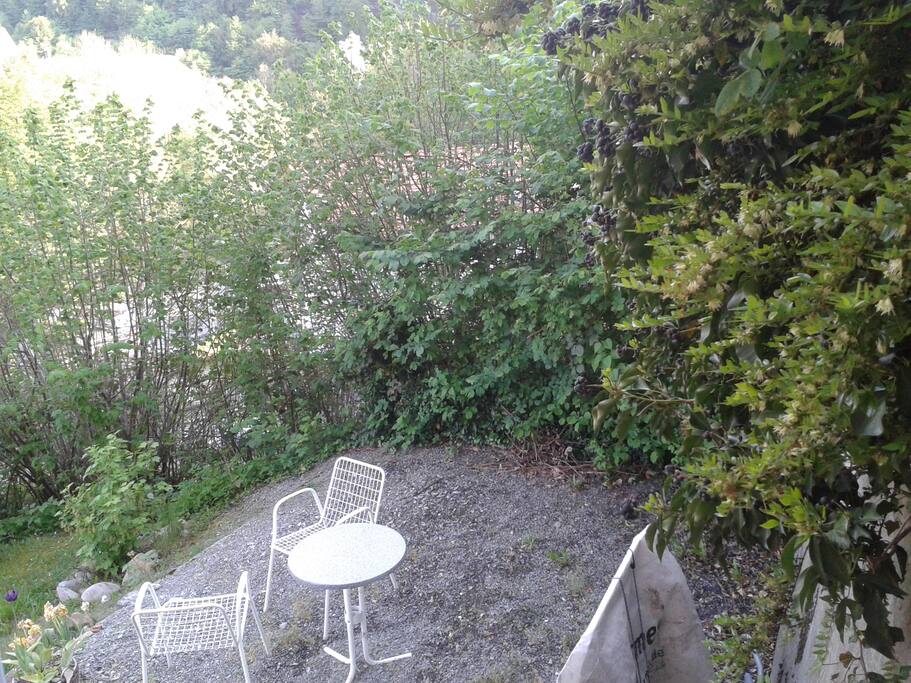 jardin en terrasse au sud