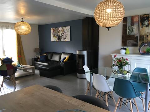 Maison gite Le Mans 12 pers downtown jaccuzi