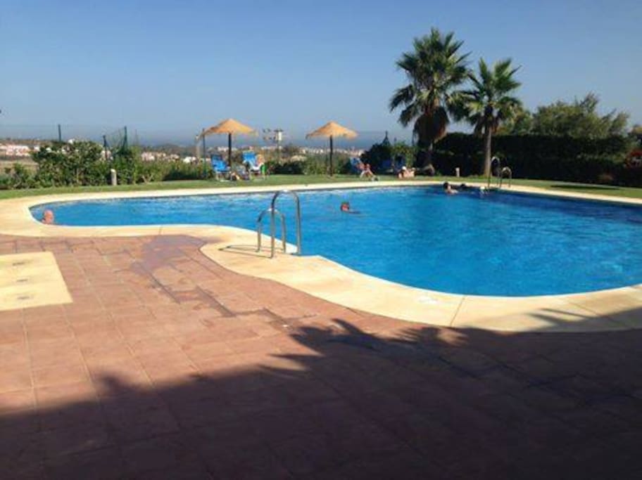 vue de la piscine