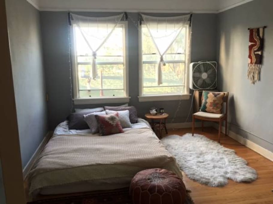 Wake up to natural sunlight filling your room!