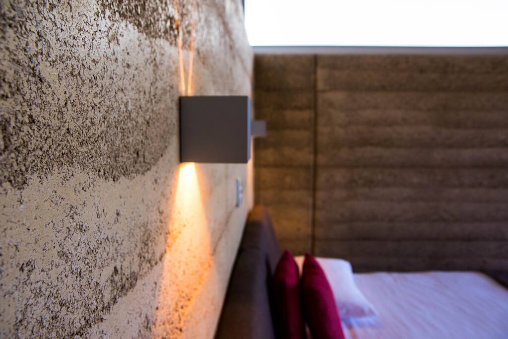 Rammed Earth finish in the Studio