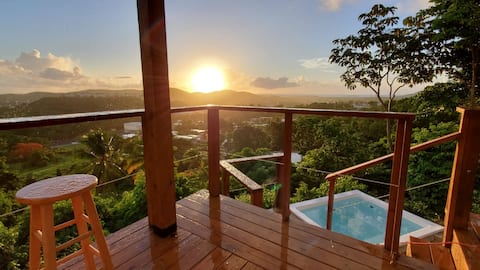 Magical! Ocean view Cabana w/ Pool Spa on mountain