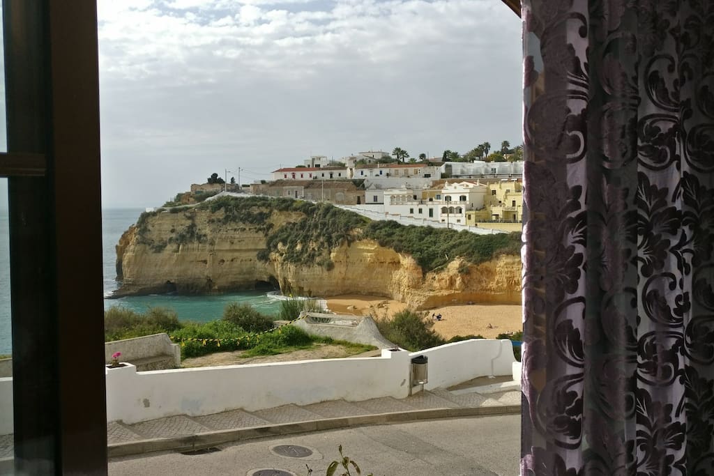 The view from the bedroom window