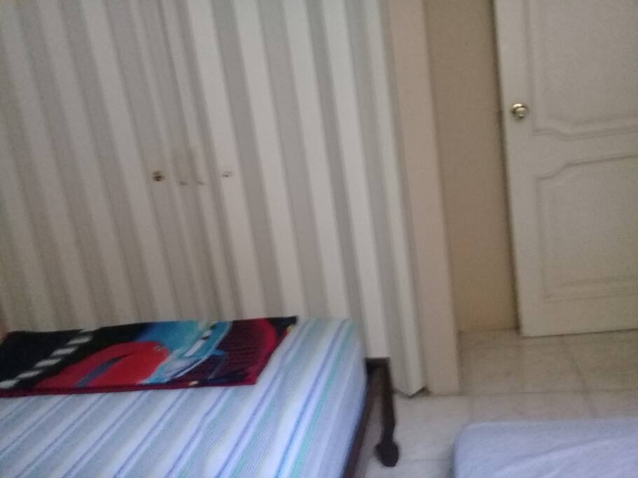 Closet y puerta de ingreso del dormitorio