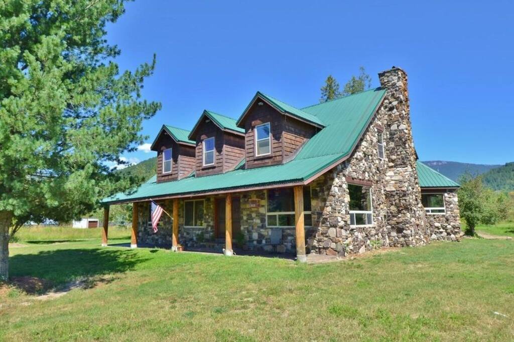 Side of house showing large yard