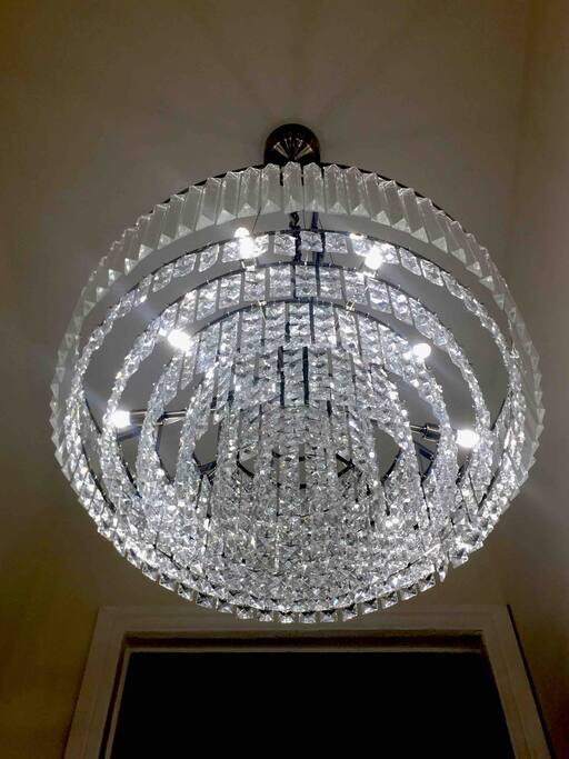 Giant hallway light to welcome you
