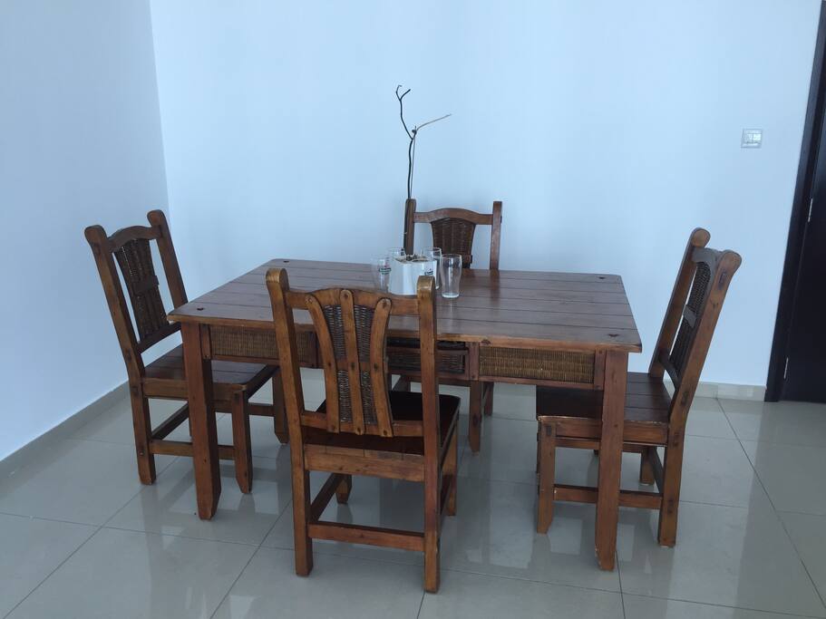 Authentic solid wood Dinning table