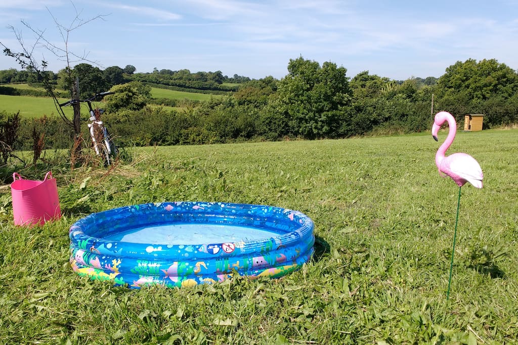 Camping space too. April to October. bring your own pool!