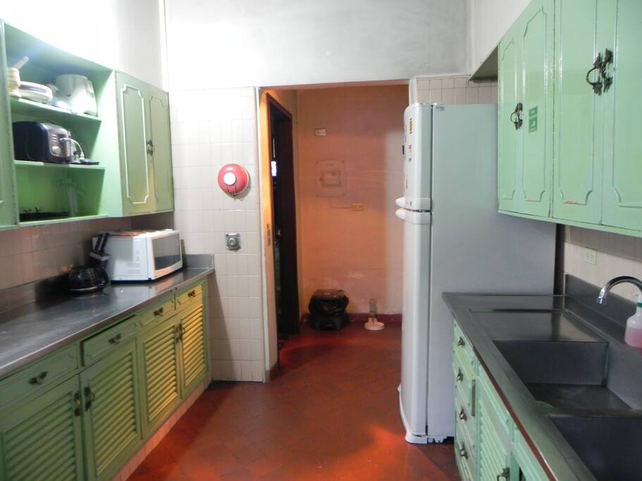 Cocina abierta.