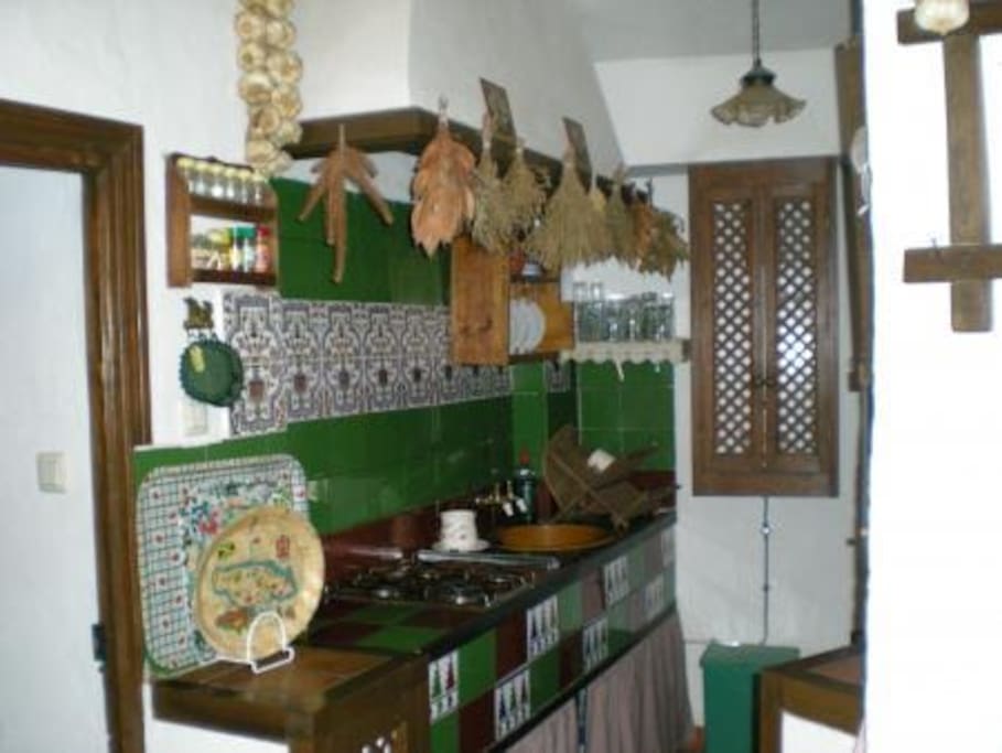 Cocina rústica