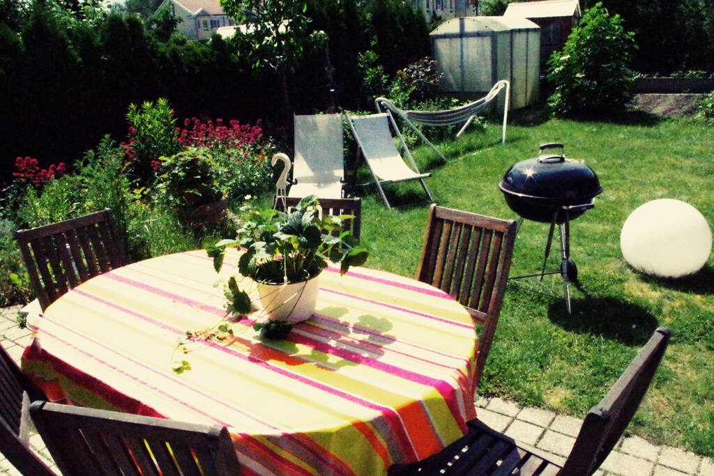 Garten mit Grill