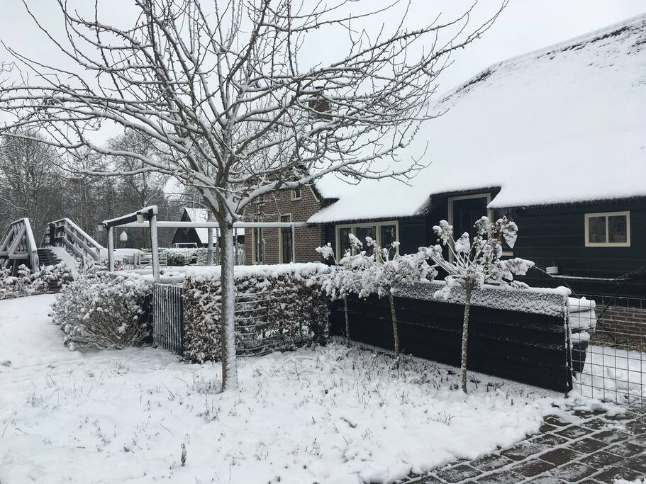 Ons huis in de winter