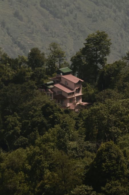 Ariel view of Villa