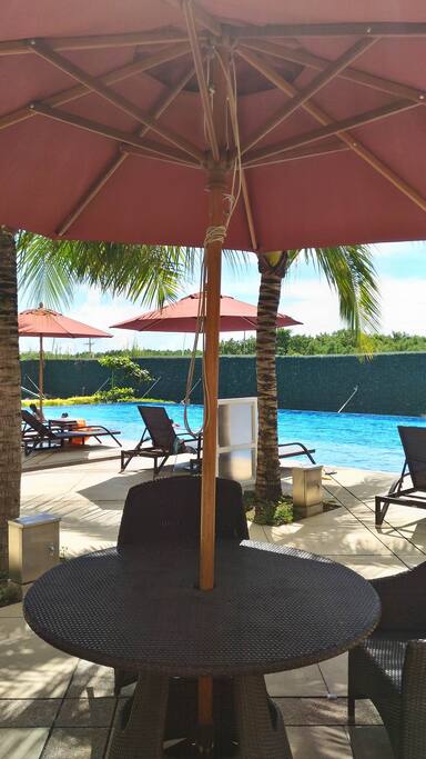 Pool side