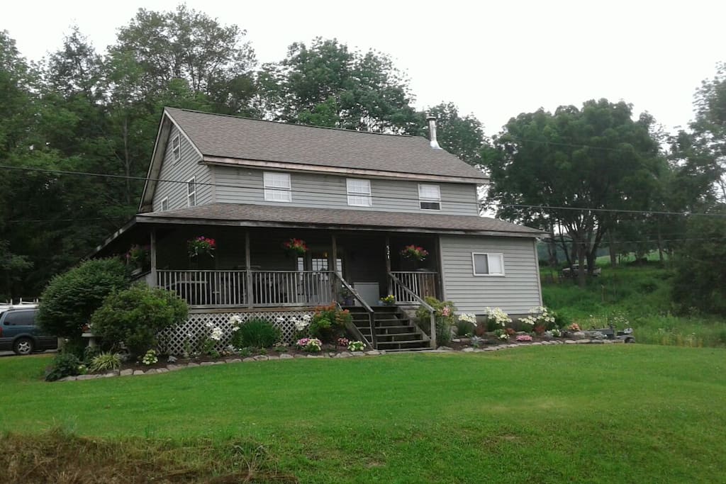 The front of our home. The apartment is located at the back of our house.