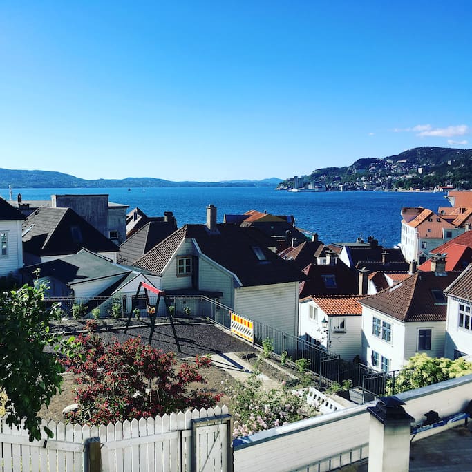 The view from the balcony