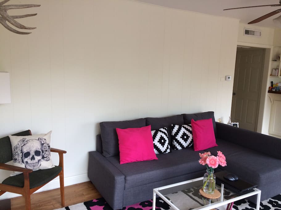 Living room from entry