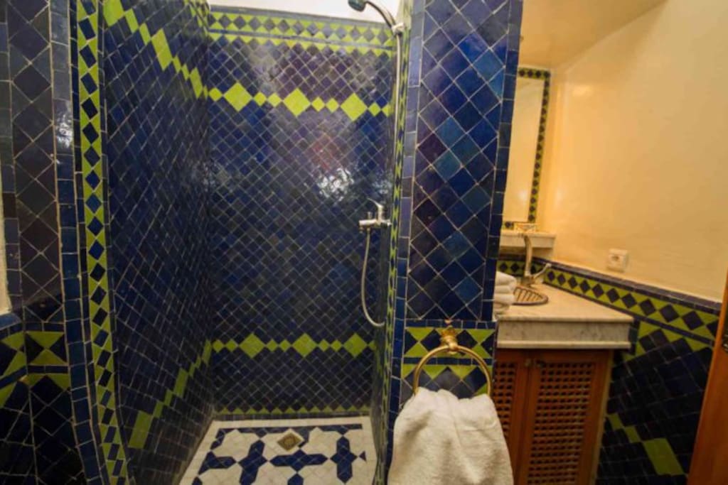 Beautiful Zelij bathroom in the room