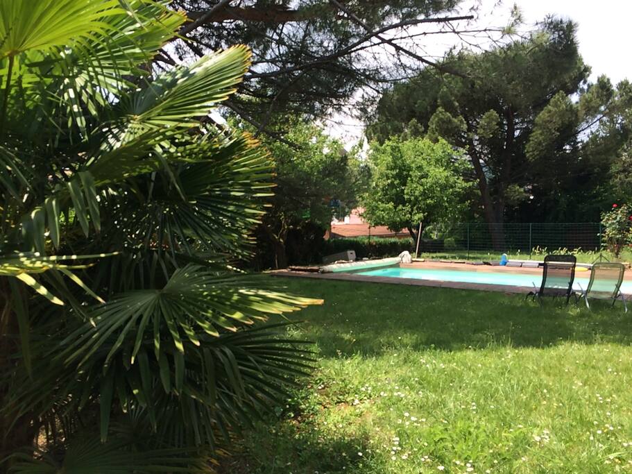 Jardin suspendu en plein coeur de village, au calme