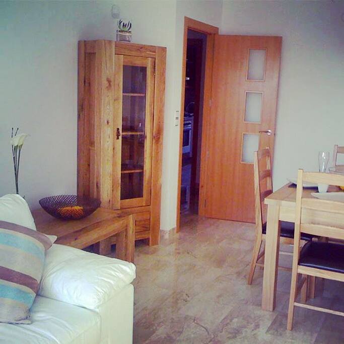 Modern furnishings throughout