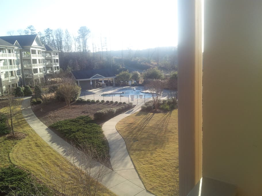 pool from balcony