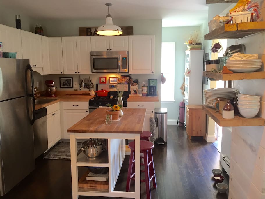 Fully Equipped and stocked kitchen