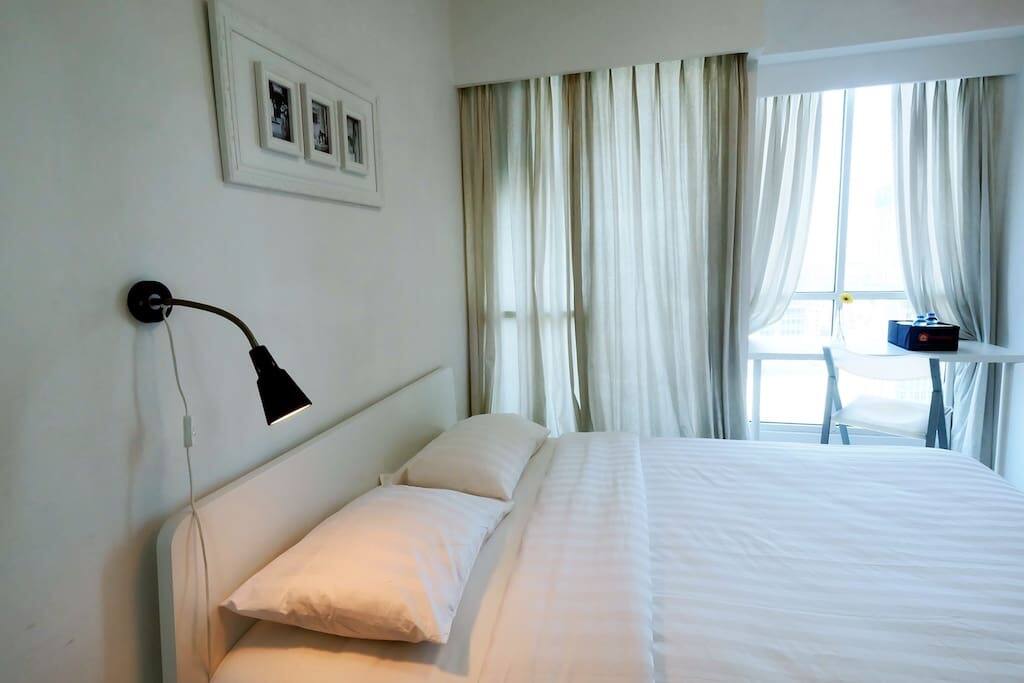 Cozy atmosphere with modern furniture (Ikea Brand) interior this room