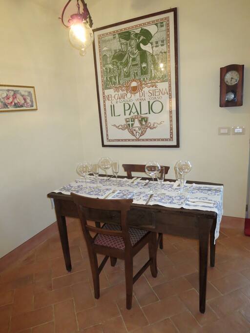 Dining area..seats four