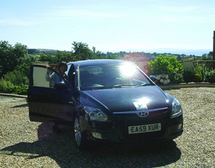 Free parking right outside your holiday home.