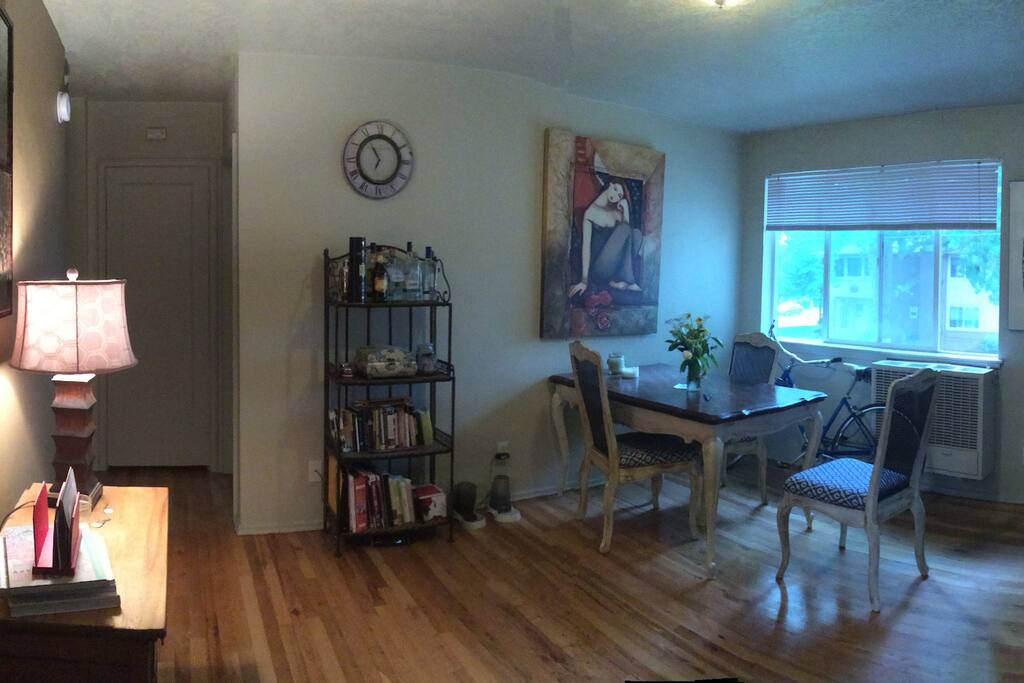 This is the dining area